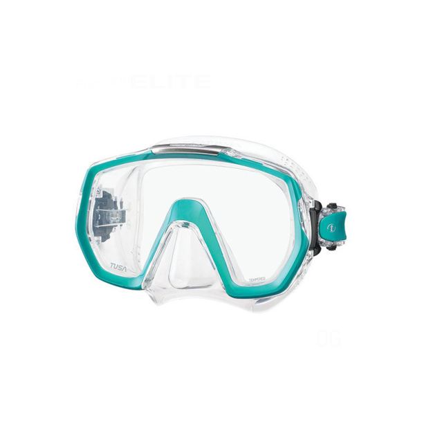 Tusa dykkermaske Freedom Elite klar/turkis