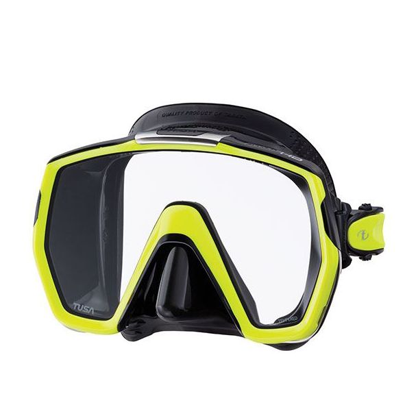 Tusa dykkermaske Freedom HD Sort/Gul