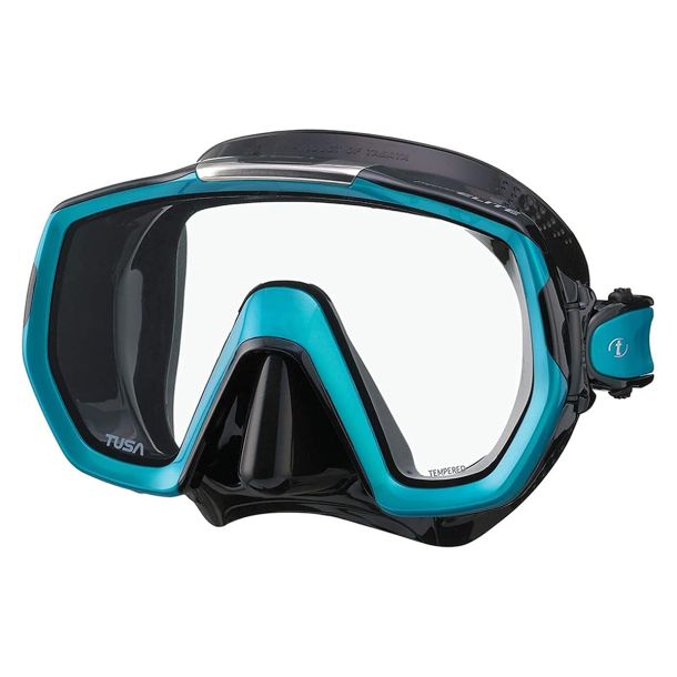 Tusa dykkermaske Freedom Elite sort/turkis