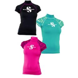 Scubapro rashguard kvinde kort UPF-50