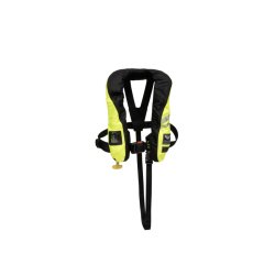 Viking You Safe Edge Harness oppusetelig redningsvest sort/gul