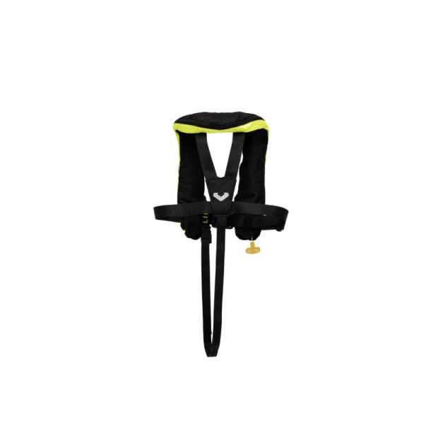 Viking You Safe Edge Harness oppusetelig redningsvest sort/gul