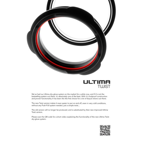 Waterproof ULTIMA Twist Glove Ringsystem