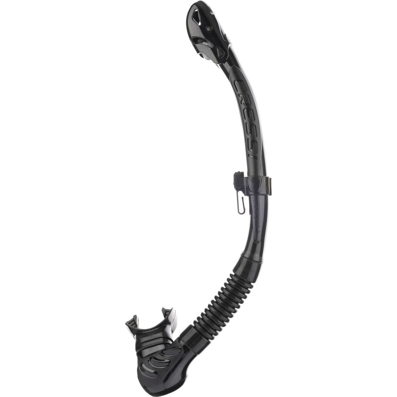 Cressi Alpha Ultra Dry snorkel svart / svart / svart