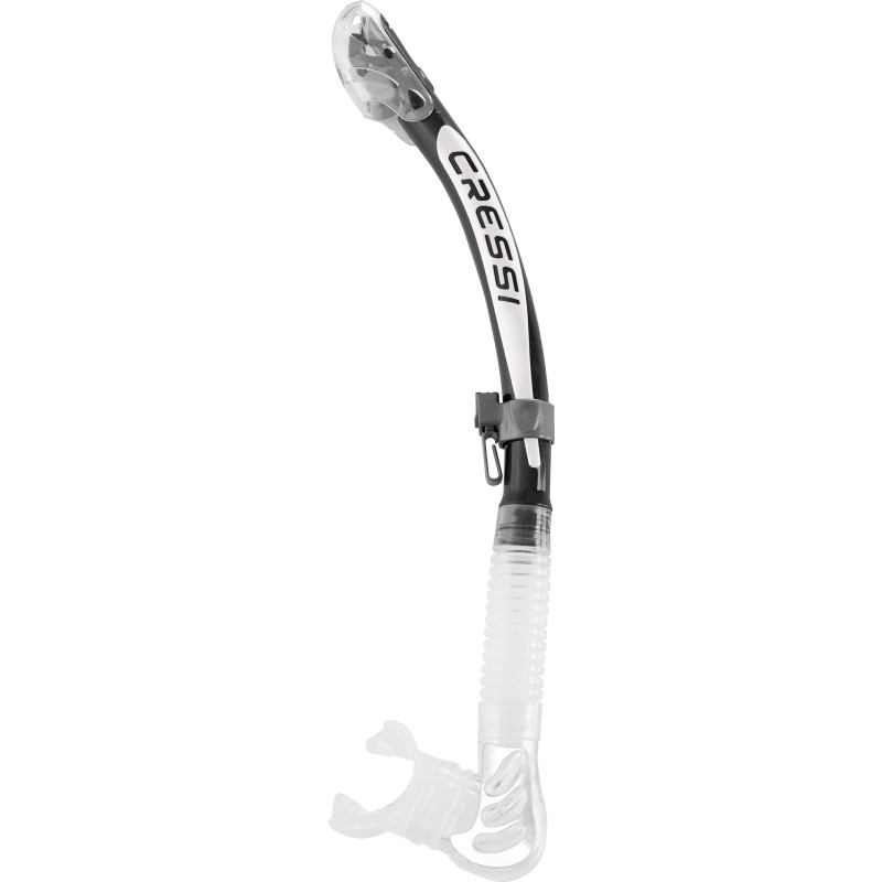 Cressi Alpha Ultra Dry snorkel klar / svart / hvit