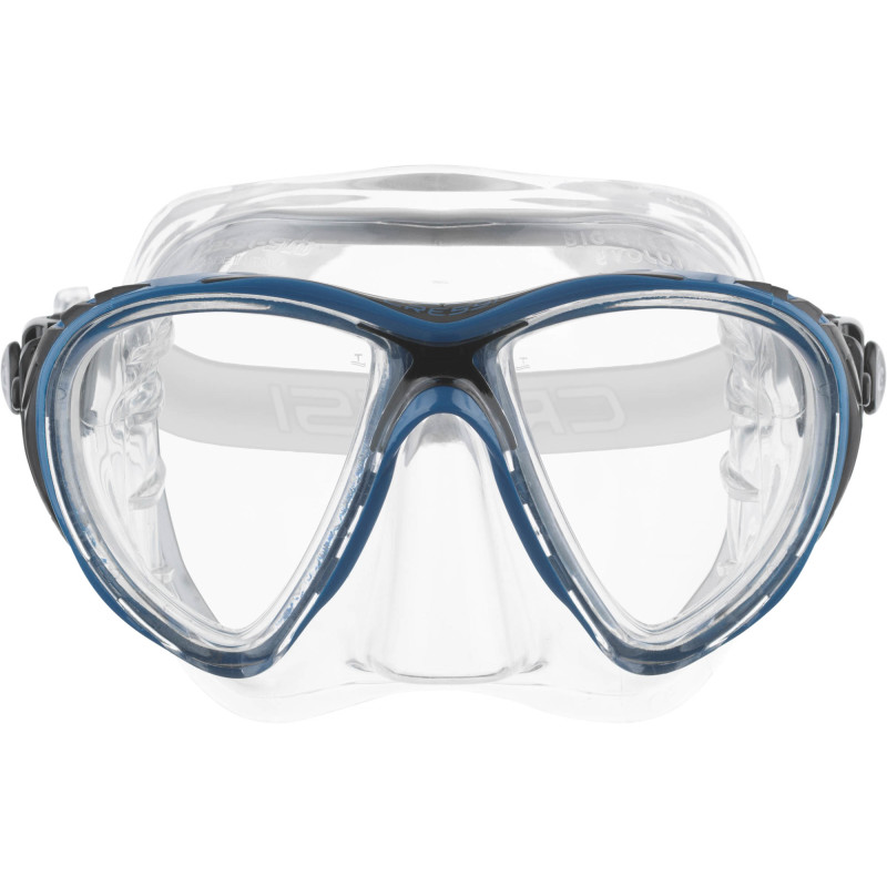 Cressi Big Eyes Evolution Crystal dykkermaske crystal / blå sort
