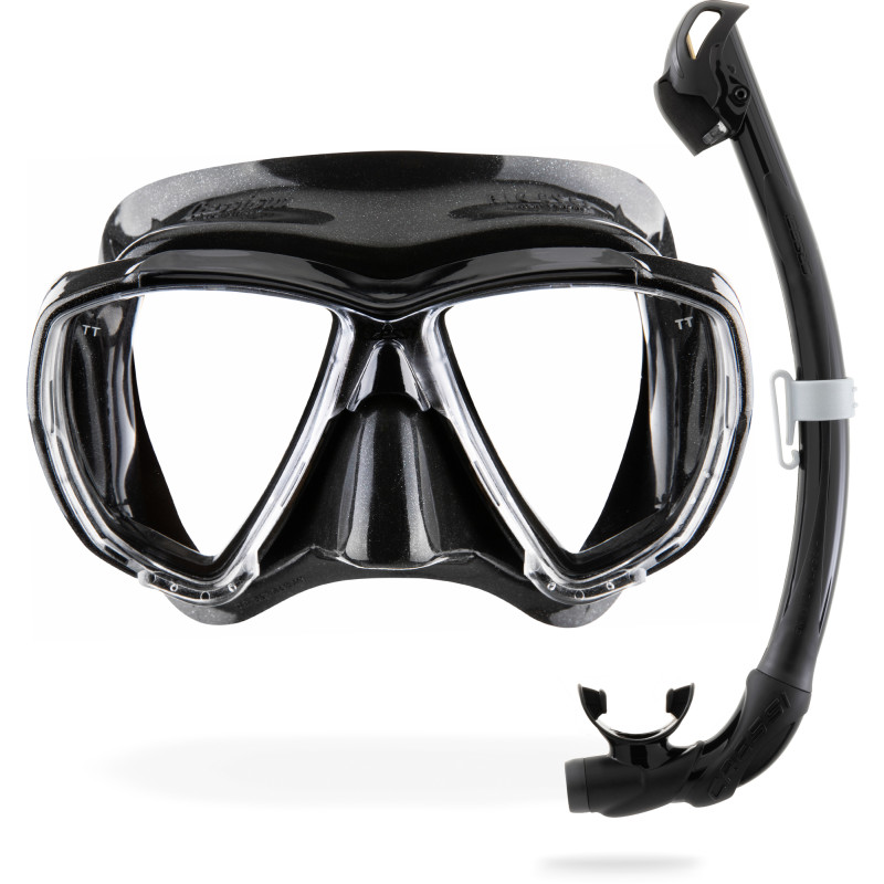 Cressi Big Eyes + Seal Dry snorkel combo