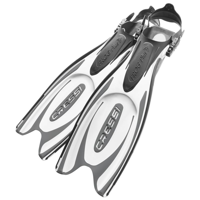 Cressi Frog Plus finner sort / hvid