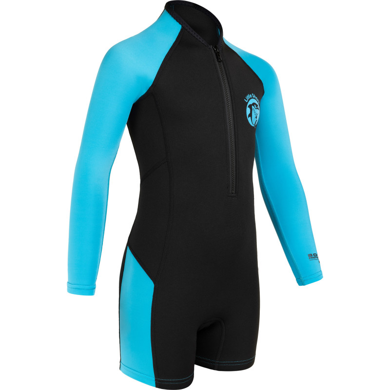 Cressi Little Shark Shorty junior 2 mm blå langærmet