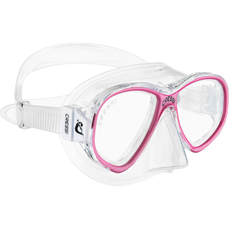 Cressi Perla Junior dykkermaske klar / pink