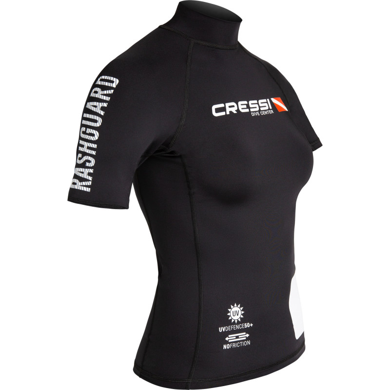 Cressi Dive Center rashguard tröja dam kort ärm