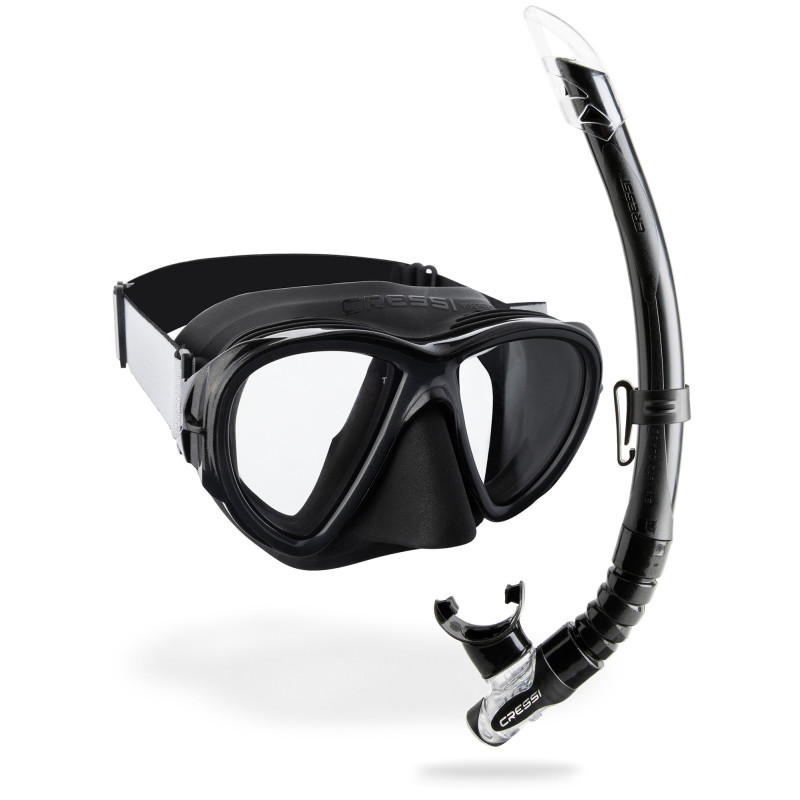 Cressi Fiji + Gamma snorkel combo