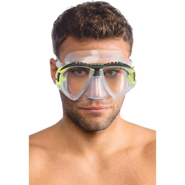Cressi Matrix maske klar / gul