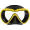 Cressi A1 maske sort / gul