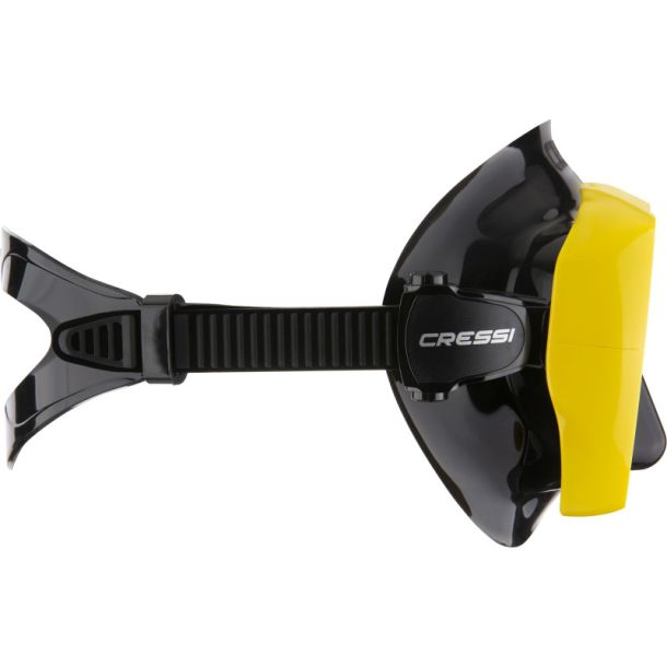 Cressi A1 maske sort / gul