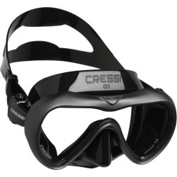 Cressi A1 dykkermaske sort / grafit