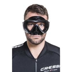 Cressi A1 dykkermaske sort / grafit