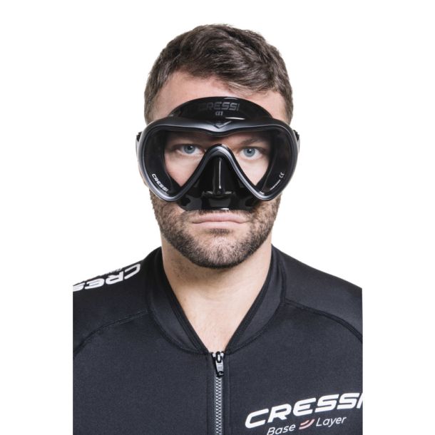 Cressi A1 maske sort / grafit