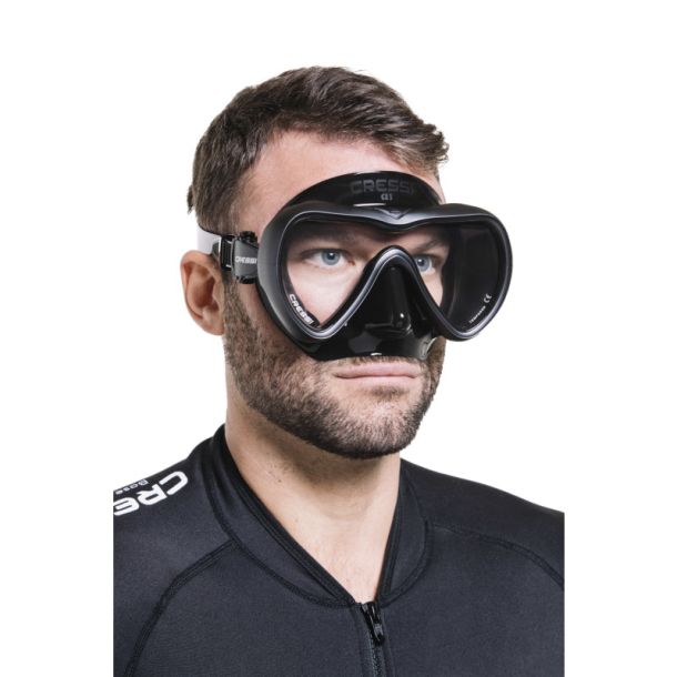 Cressi A1 maske sort / grafit