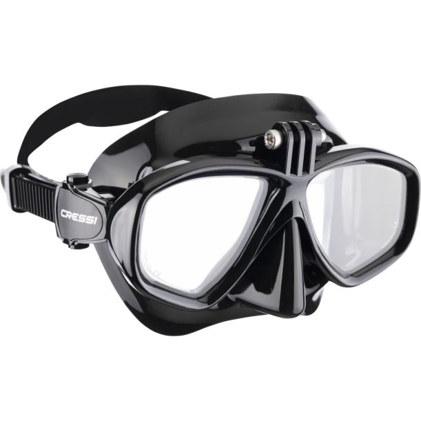 Cressi Action maske sort / sort