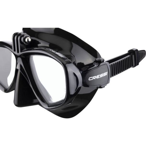 Cressi Action maske sort / sort