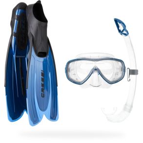 Cressi Agua snorkels�t med finner bl�