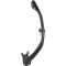 Cressi Alpha Ultra Dry snorkel svart / svart / svart