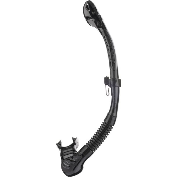Cressi Alpha Ultra Dry snorkel svart / svart / svart