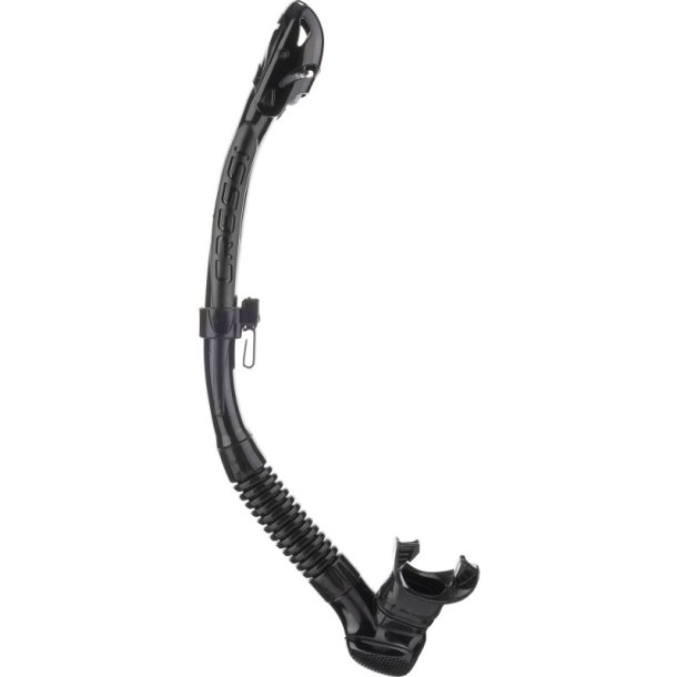 Cressi Alpha Ultra Dry snorkel svart / svart / svart