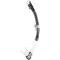 Cressi Alpha Ultra Dry snorkel klar / svart / s�lv