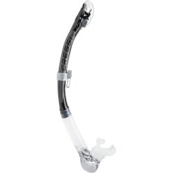 Cressi Alpha Ultra Dry snorkel klar / sort / s�lv