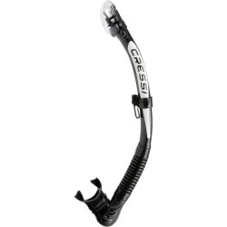 Cressi Alpha Ultra Dry snorkel sort / hvid