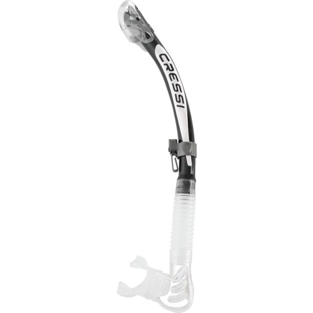 Cressi Alpha Ultra Dry snorkel klar / svart / hvit