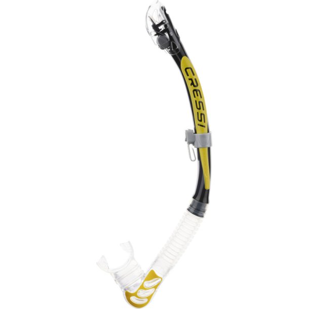 Cressi Alpha Ultra Dry snorkel klar / svart / gul