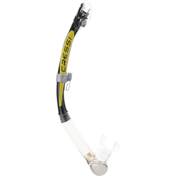 Cressi Alpha Ultra Dry snorkel klar / svart / gul