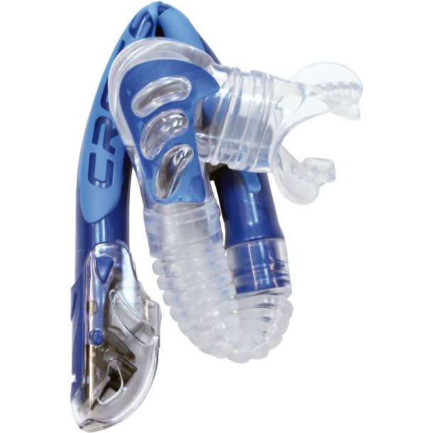 Cressi Alpha Ultra Dry snorkel klar / bl� / azur