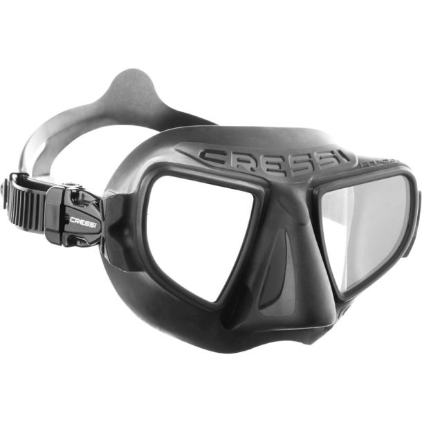 Cressi Atom maske sort / sort