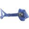 Cressi Atom maske bl� metal / sort