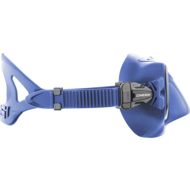 Cressi Atom maske bl� metal / sort