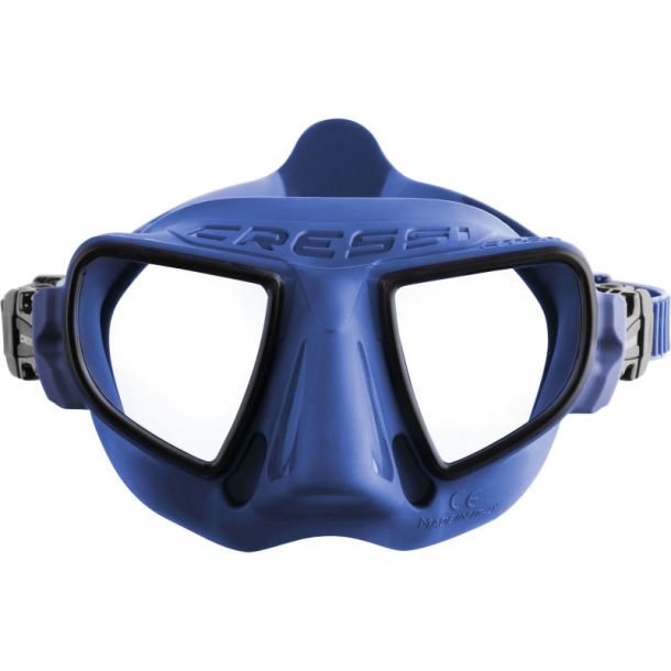 Cressi Atom maske bl� metal / sort