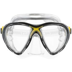 Cressi Big Eyes Evolution Crystal dykkermaske crystal / gul