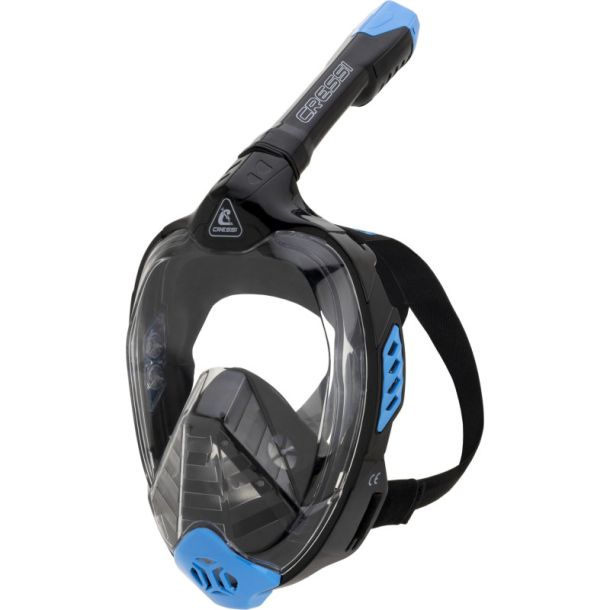 Cressi Bali full face maske sort / bl�
