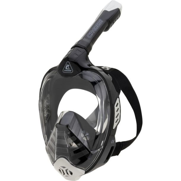 Cressi Bali full face maske sort / gr�