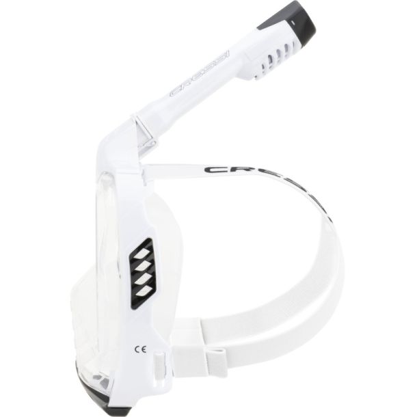 Cressi Bali full face maske hvid / sort