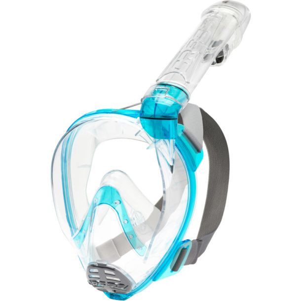 Cressi Baron full face maske klar / akvamarin