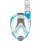 Cressi Baron full face maske klar / akvamarin