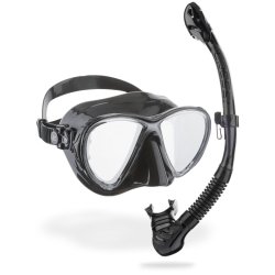 Cressi Big Eyes Evolution + Alpha Ultra Dry snorkel combo