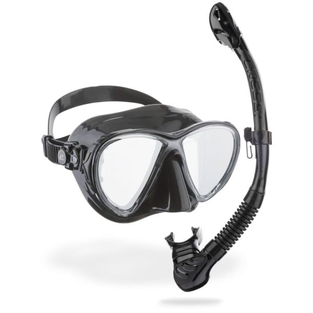 Cressi Big Eyes Evolution + Alpha Ultra Dry snorkel combo