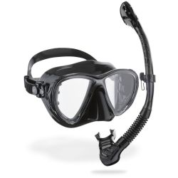 Cressi Big Eyes Evolution + Alpha Ultra Dry snorkel combo