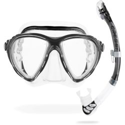 Cressi Big Eyes Evolution + Alpha Ultra Dry snorkel combo